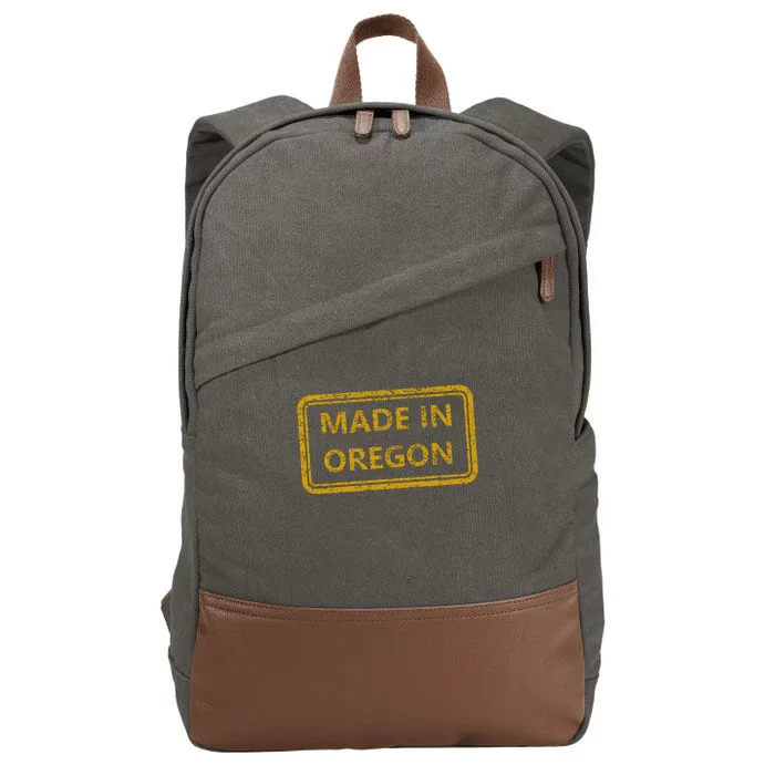 Made In Oregon Cotton Canvas Backpack