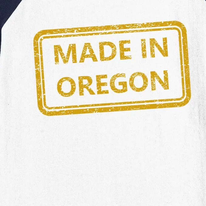 Made In Oregon Baseball Sleeve Shirt