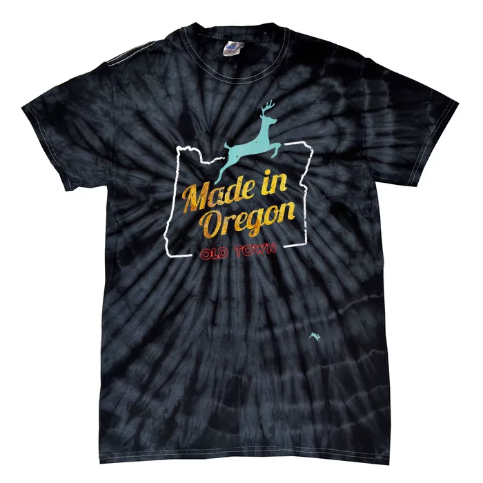 Made In Oregon Stag Tie-Dye T-Shirt