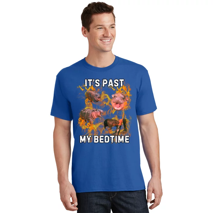 Moodeng ItS Past My Bed Time Funny Moodeng T-Shirt