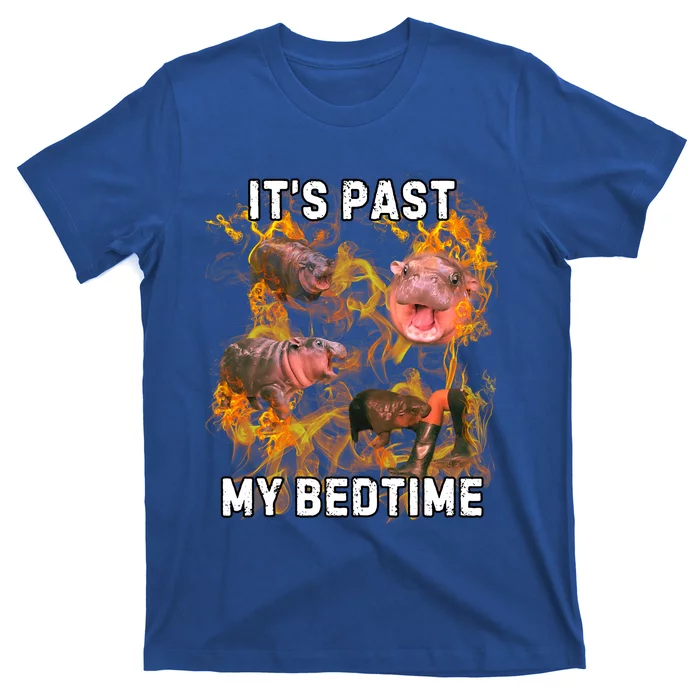 Moodeng ItS Past My Bed Time Funny Moodeng T-Shirt