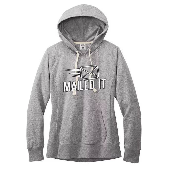 Mailed It Postman Gift For Mail Carrier Workers Women's Fleece Hoodie