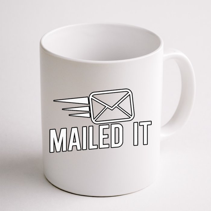 Mailed It Postman Gift For Mail Carrier Workers Front & Back Coffee Mug