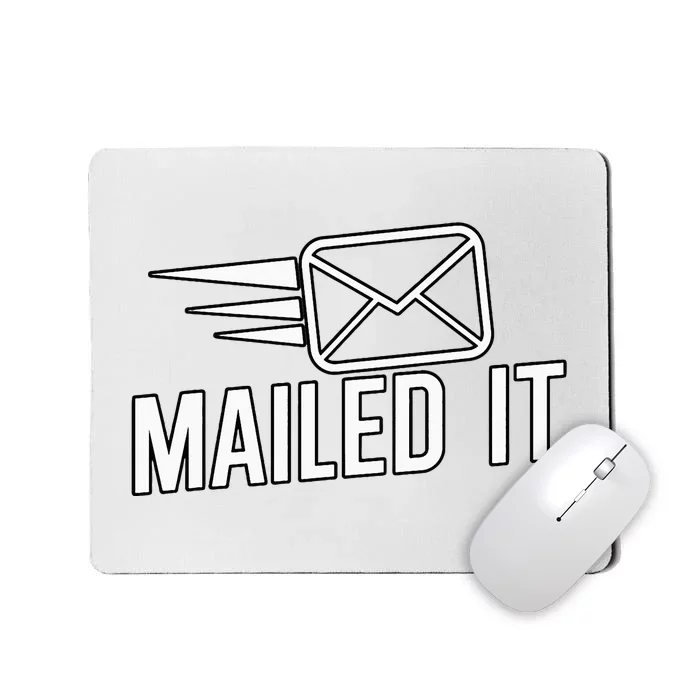 Mailed It Postman Gift For Mail Carrier Workers Mousepad