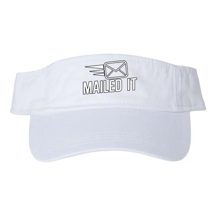 Mailed It Postman Gift For Mail Carrier Workers Valucap Bio-Washed Visor