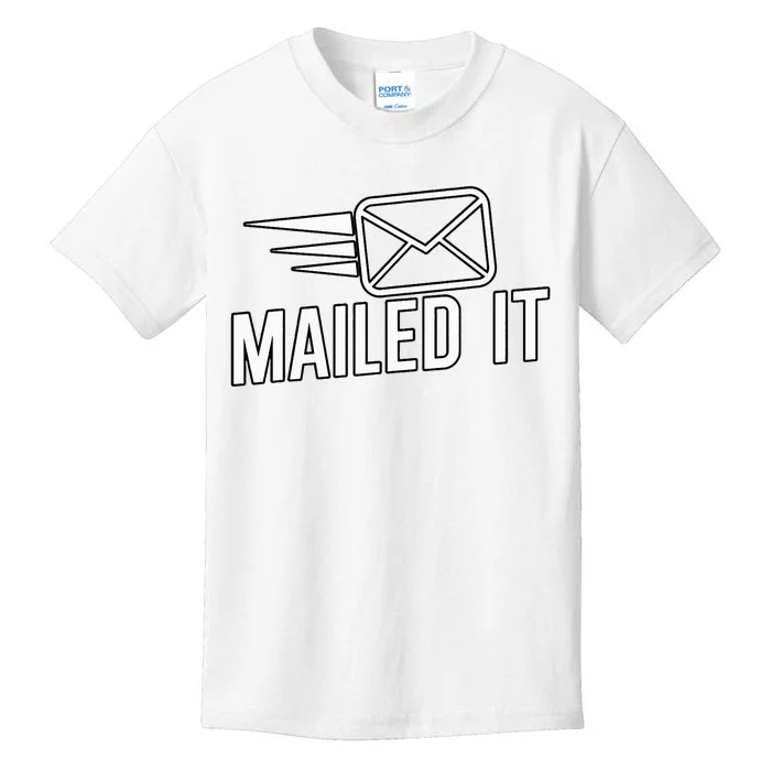 Mailed It Postman Gift For Mail Carrier Workers Kids T-Shirt