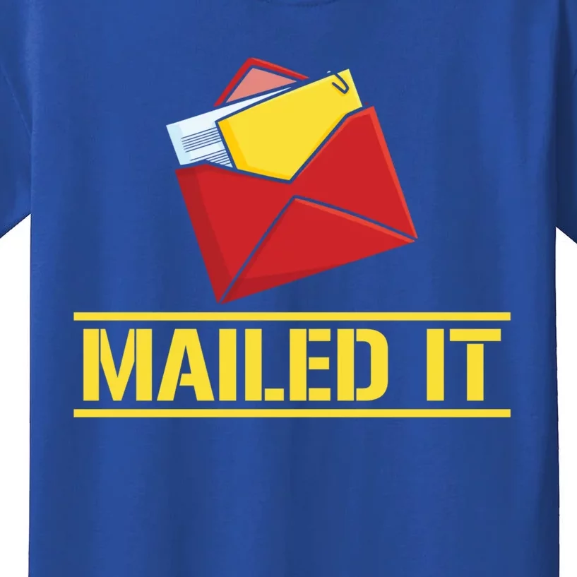 Mailed It Postal Worker Mailman Postman Gift Kids T-Shirt