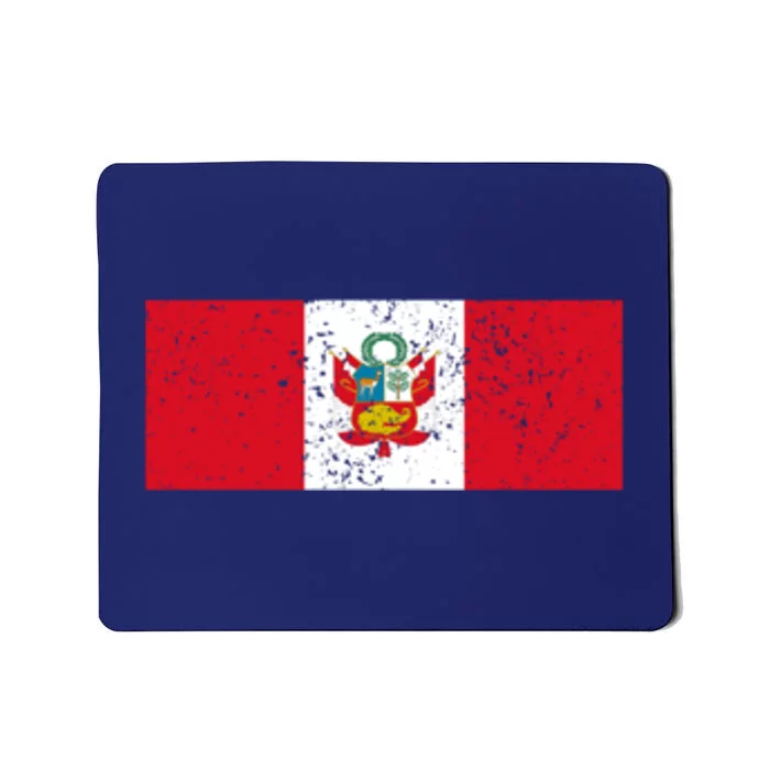 Made In Peru A Long Time Ago Funny Peruvian Pride Flag Mousepad