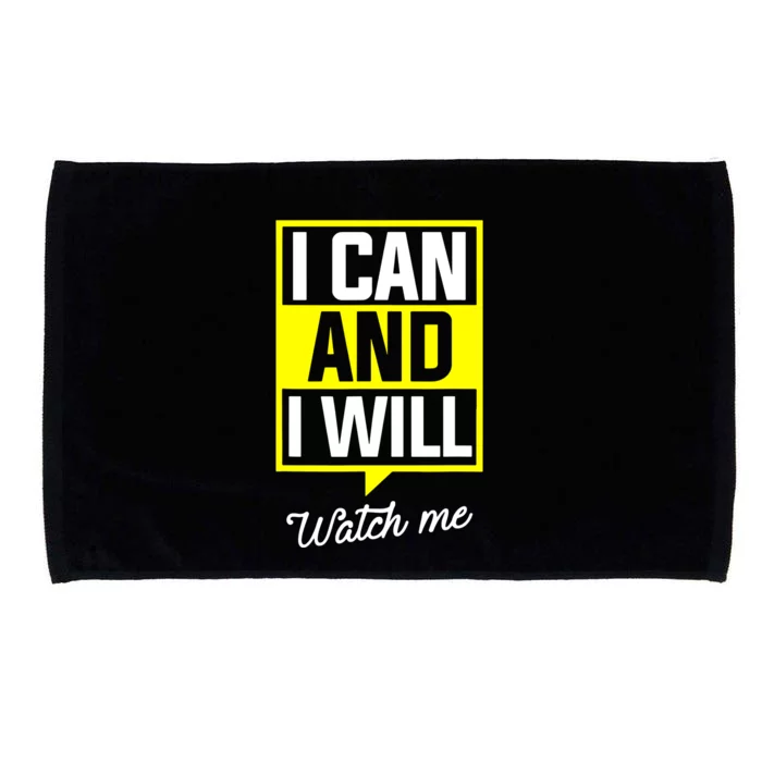 Motivational Inspirational Quote Microfiber Hand Towel