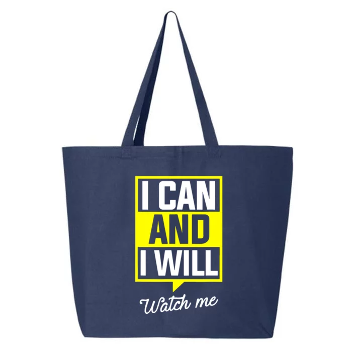 Motivational Inspirational Quote 25L Jumbo Tote