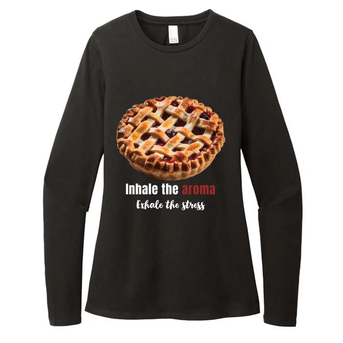 Motivational Inspirational Quote Baking Baker Pie Design Gift Womens CVC Long Sleeve Shirt