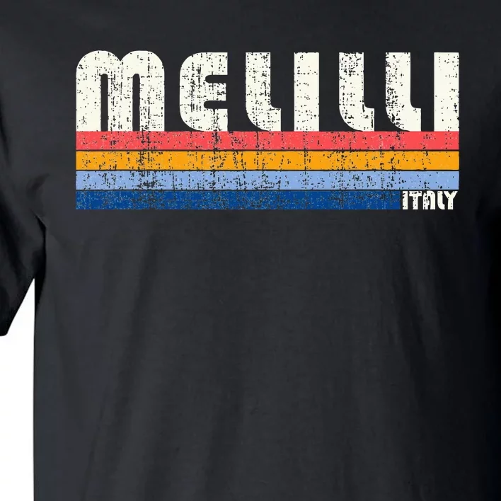 Melilli Italy Retro 70s 80s Style Tall T-Shirt