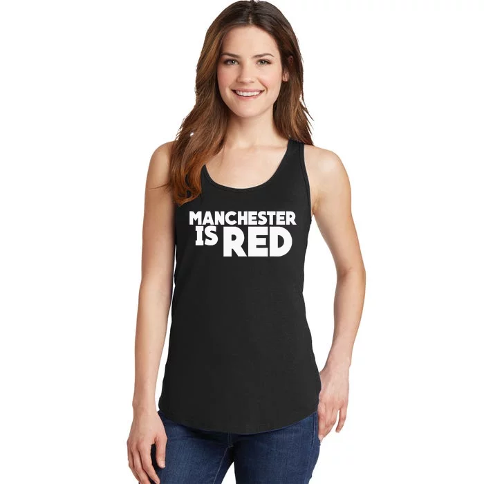 Manchester Is Red United Supporter Essentials Ladies Essential Tank