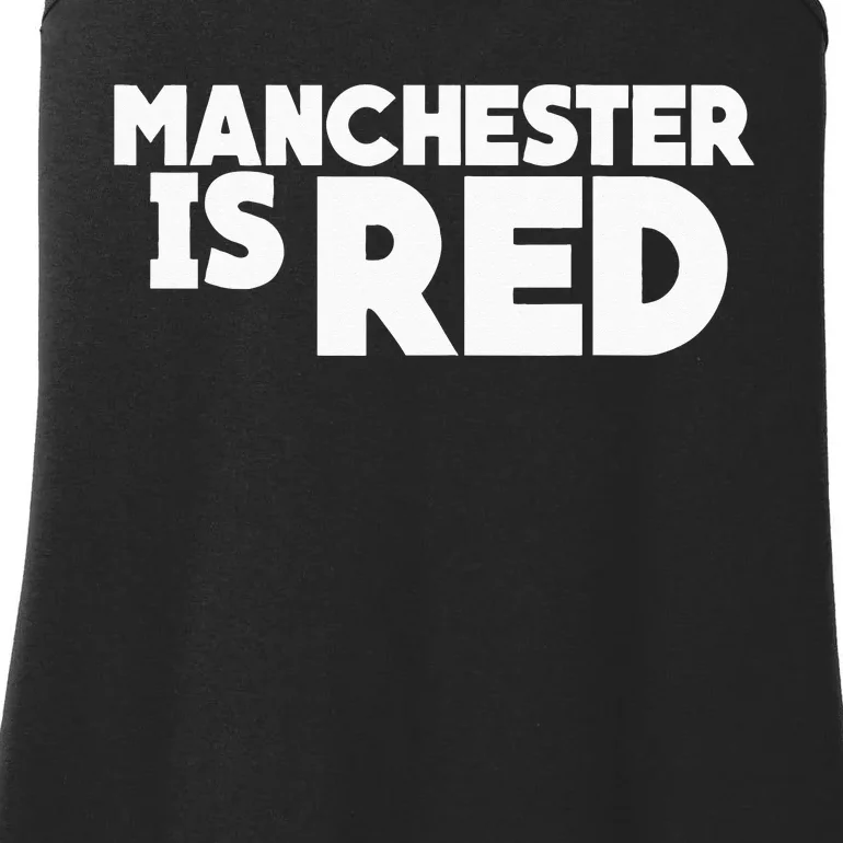 Manchester Is Red United Supporter Essentials Ladies Essential Tank