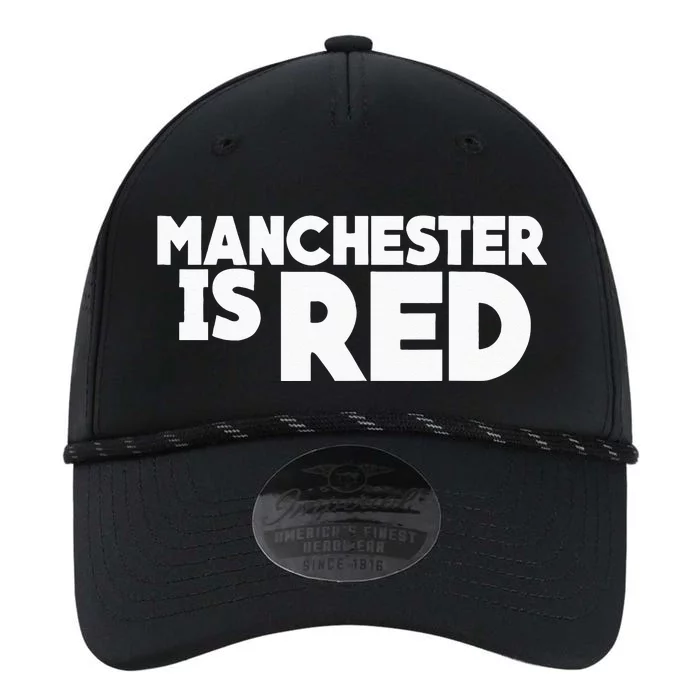 Manchester Is Red United Supporter Essentials Performance The Dyno Cap