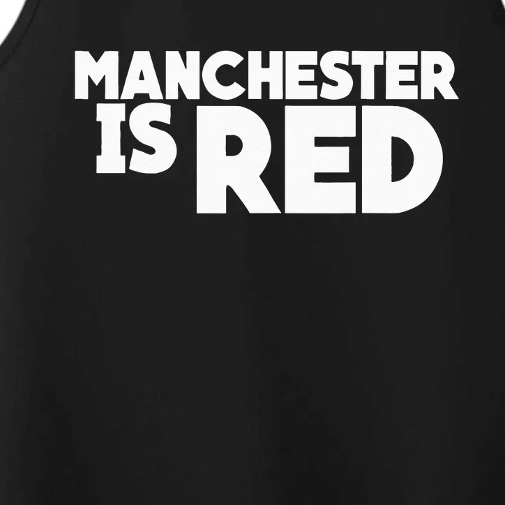 Manchester Is Red United Supporter Essentials Performance Tank