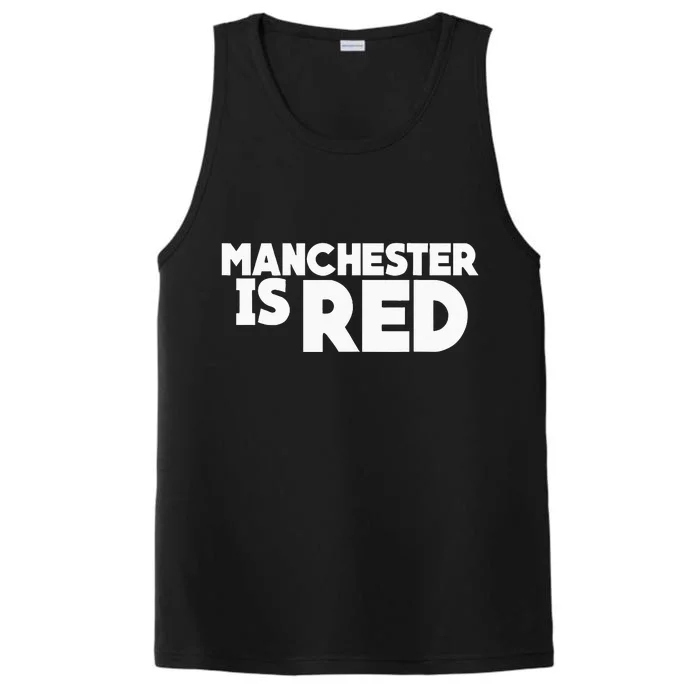 Manchester Is Red United Supporter Essentials Performance Tank