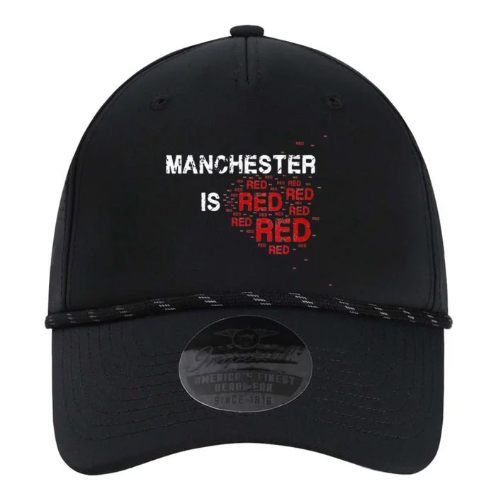 Manchester Is Red Funny United Football Supporter Performance The Dyno Cap