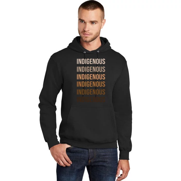 Matisyahu Indigenous Repeated Word Tall Hoodie