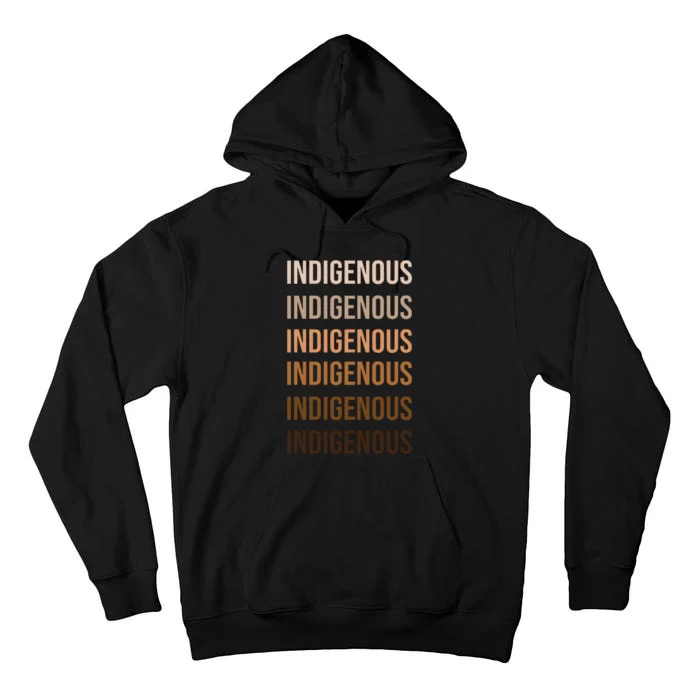 Matisyahu Indigenous Repeated Word Tall Hoodie