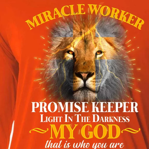 Miracle Worker Promise Keeper Lion Cooling Performance Long Sleeve Crew