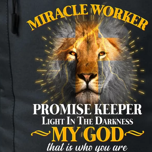 Miracle Worker Promise Keeper Lion Daily Commute Backpack