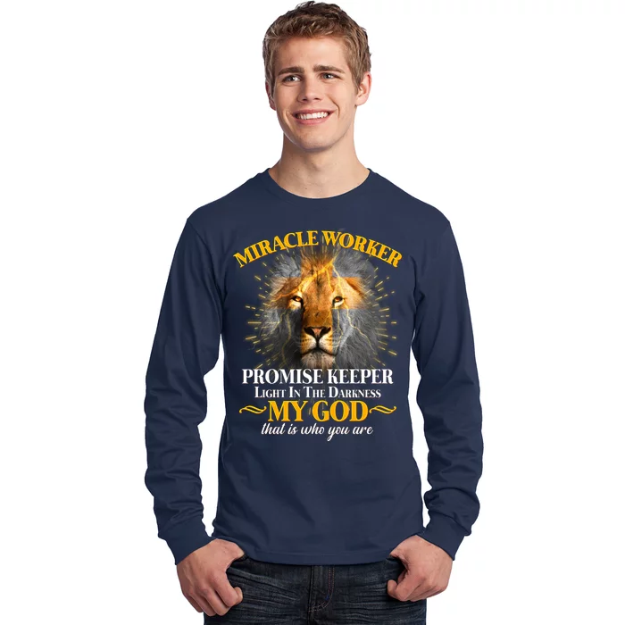 Miracle Worker Promise Keeper Lion Long Sleeve Shirt