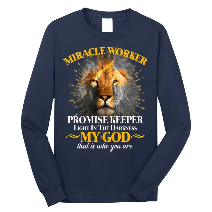 Miracle Worker Promise Keeper Lion Long Sleeve Shirt