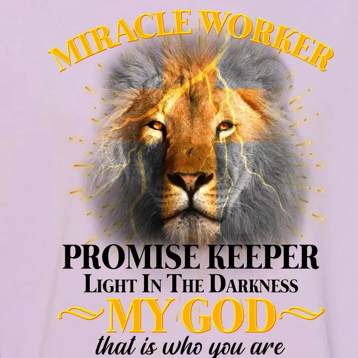 Miracle Worker Promise Keeper Lion Garment-Dyed Sweatshirt