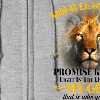 Miracle Worker Promise Keeper Lion Full Zip Hoodie