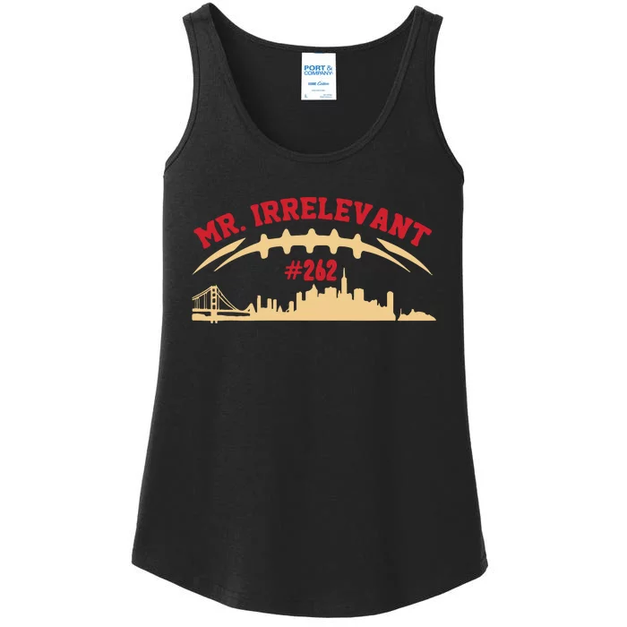 Mr Irrelevant San Francisco 262 Brock Hard Ladies Essential Tank