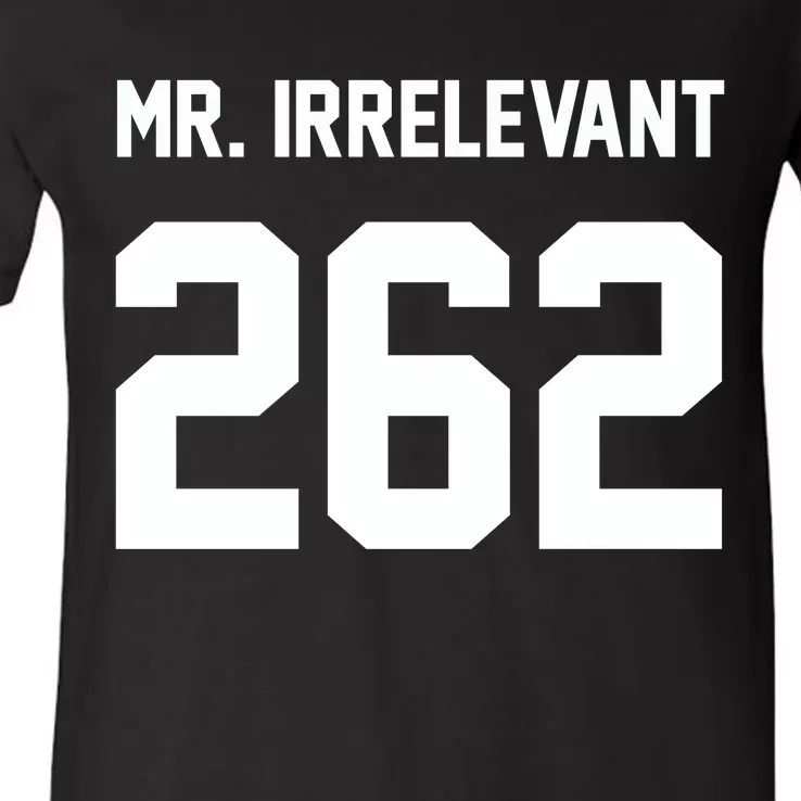 Mr Irrelevant San Francisco 262 Brock Hard V-Neck T-Shirt