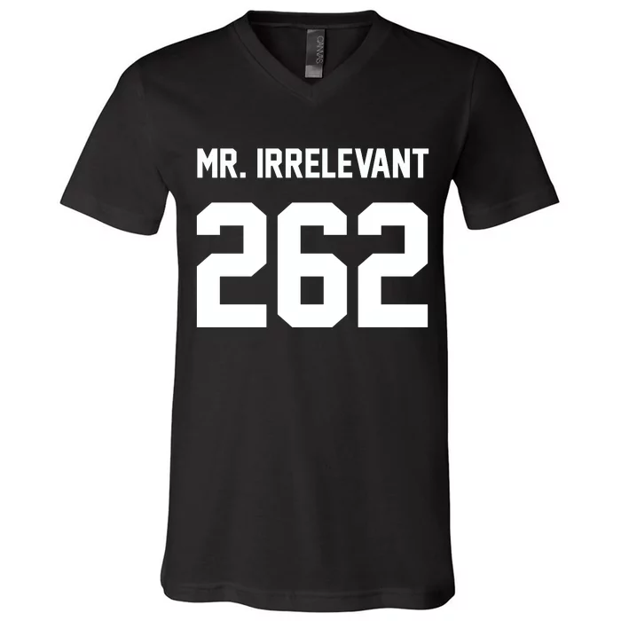 Mr Irrelevant San Francisco 262 Brock Hard V-Neck T-Shirt