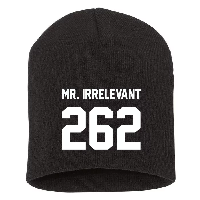 Mr Irrelevant San Francisco 262 Brock Hard Short Acrylic Beanie