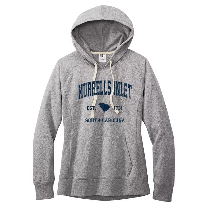 Murrells Inlet South Carolina Sc Vintage Athletic Women's Fleece Hoodie