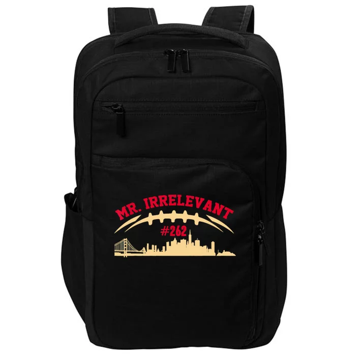 Mr Irrelevant San Francisco 262 Brock Hard Purdy Impact Tech Backpack