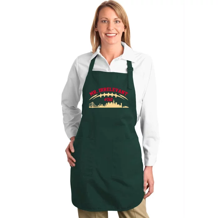 Mr Irrelevant San Francisco 262 Brock Hard Purdy Full-Length Apron With Pocket