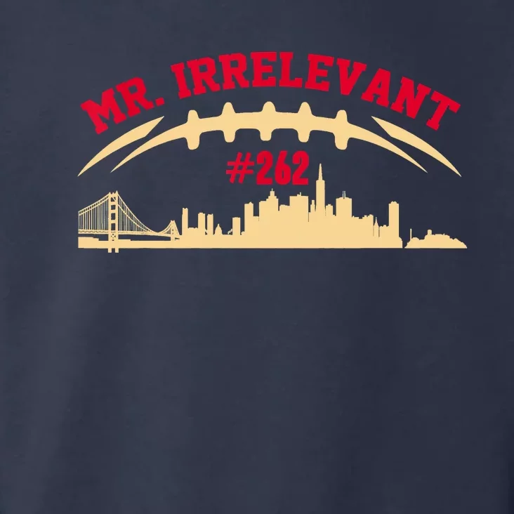 Mr Irrelevant San Francisco 262 Brock Hard Purdy Toddler Hoodie