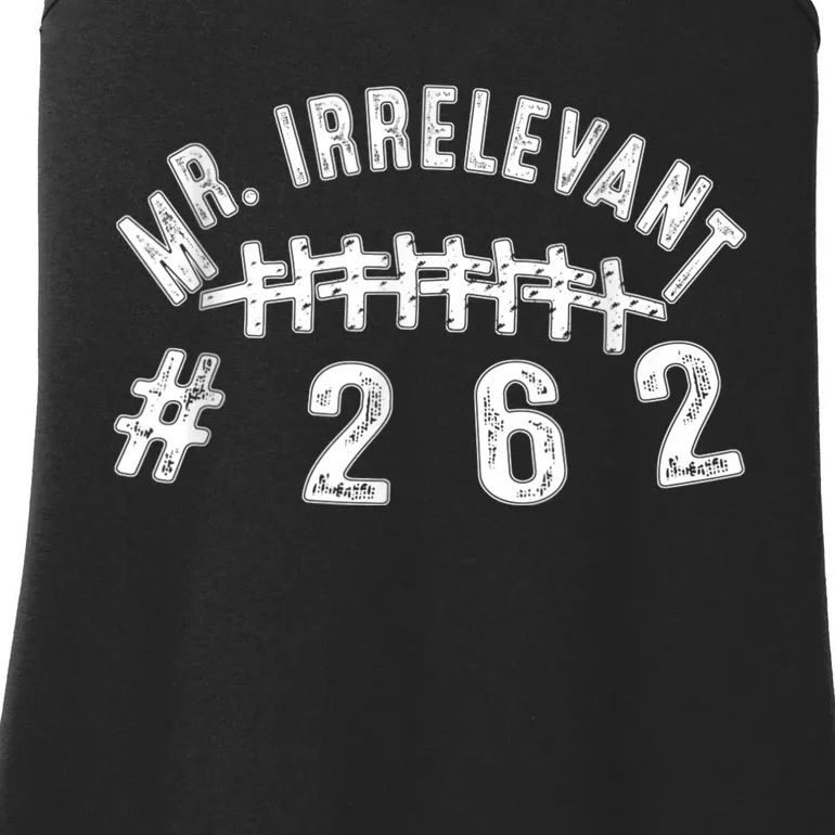 Mr Irrelevant San Francisco 262 Brock Hard Purdy Ladies Essential Tank