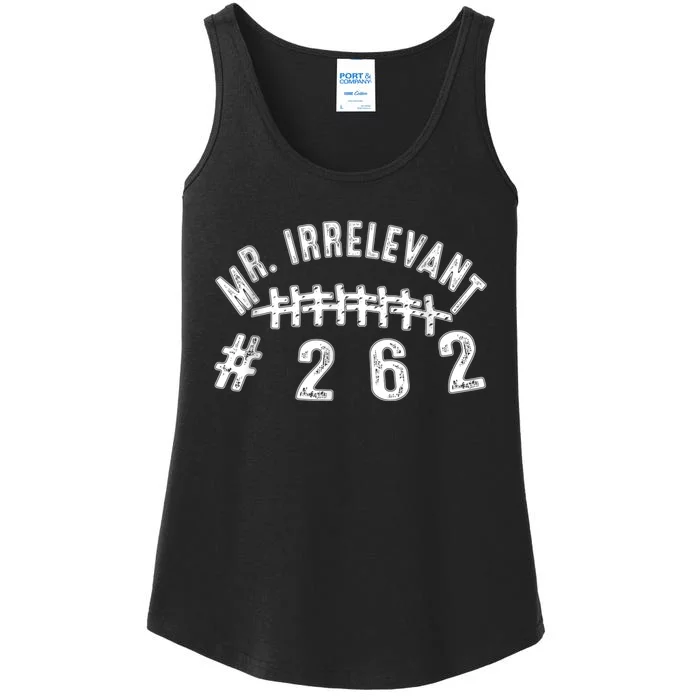 Mr Irrelevant San Francisco 262 Brock Hard Purdy Ladies Essential Tank