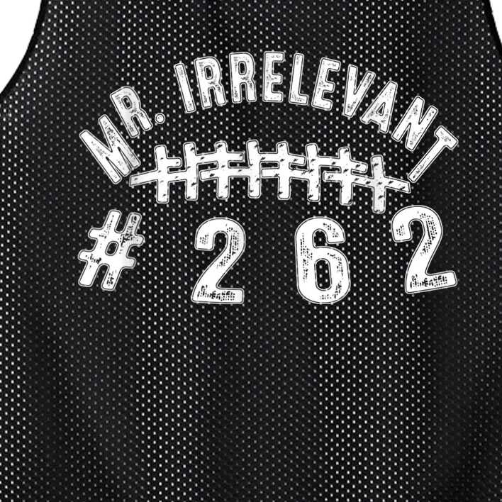 Mr Irrelevant San Francisco 262 Brock Hard Purdy Mesh Reversible Basketball Jersey Tank