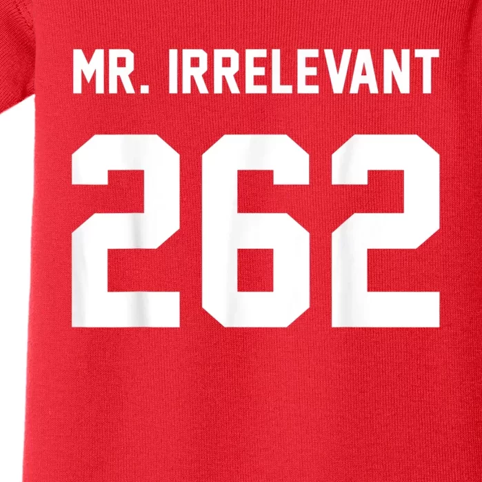 Mr Irrelevant San Francisco 262 Brock Hard Purdy Baby Bodysuit