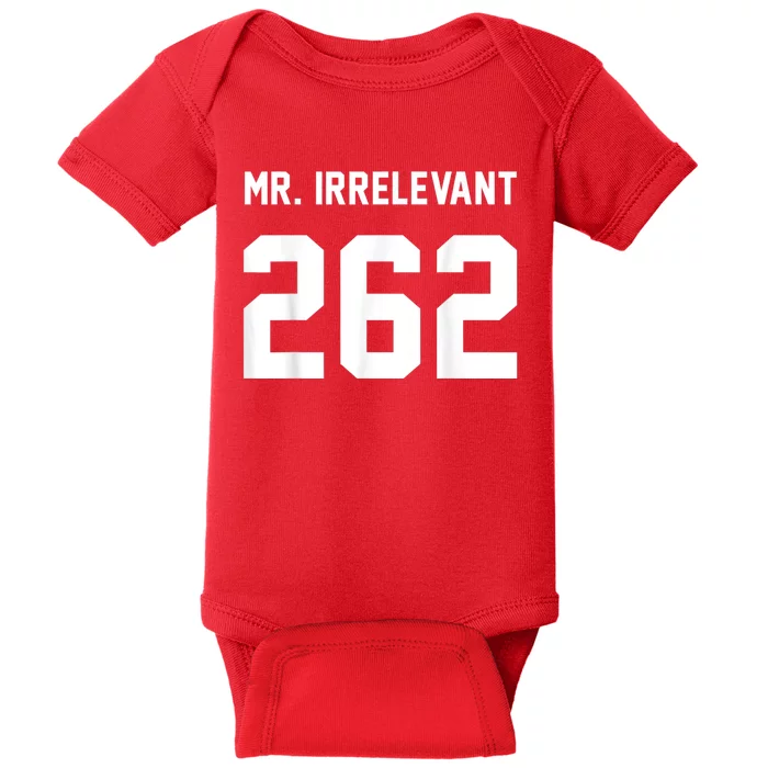 Mr Irrelevant San Francisco 262 Brock Hard Purdy Baby Bodysuit