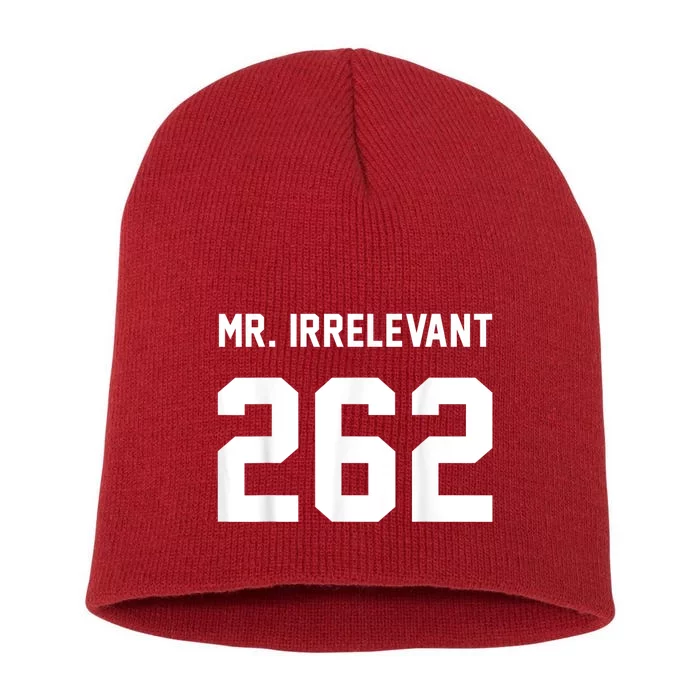 Mr Irrelevant San Francisco 262 Brock Hard Purdy Short Acrylic Beanie