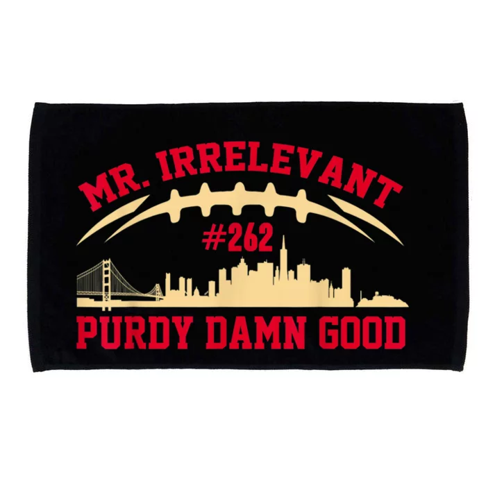 Mr Irrelevant San Francisco 262 Brock Hard Purdy Microfiber Hand Towel