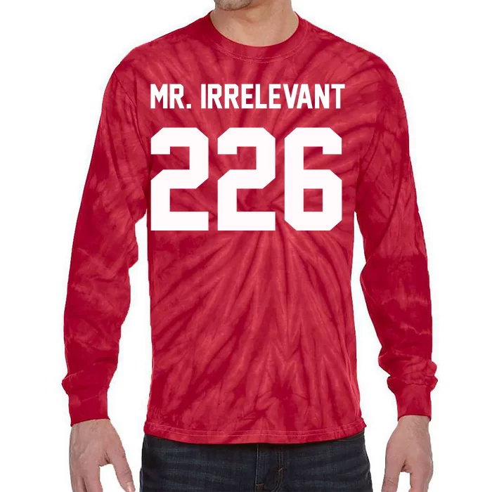 Mr Irrelevant San Francisco 262 Brock Hard Purdy Tie-Dye Long Sleeve Shirt