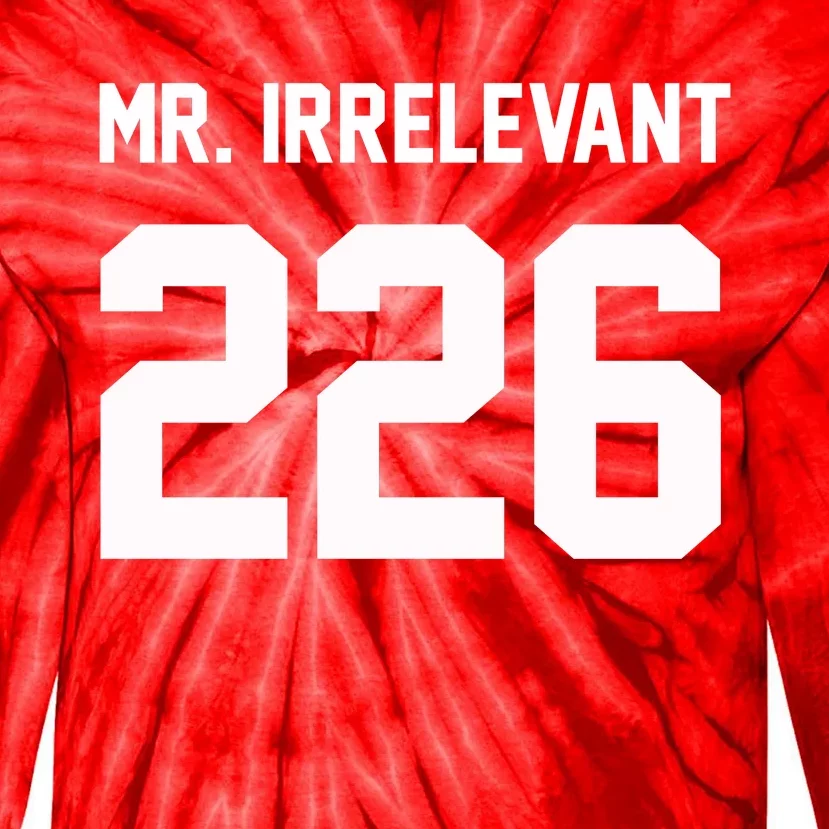 Mr Irrelevant San Francisco 262 Brock Hard Purdy Tie-Dye Long Sleeve Shirt