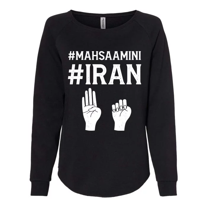 Mahsaamini Iran Symbol Womens California Wash Sweatshirt