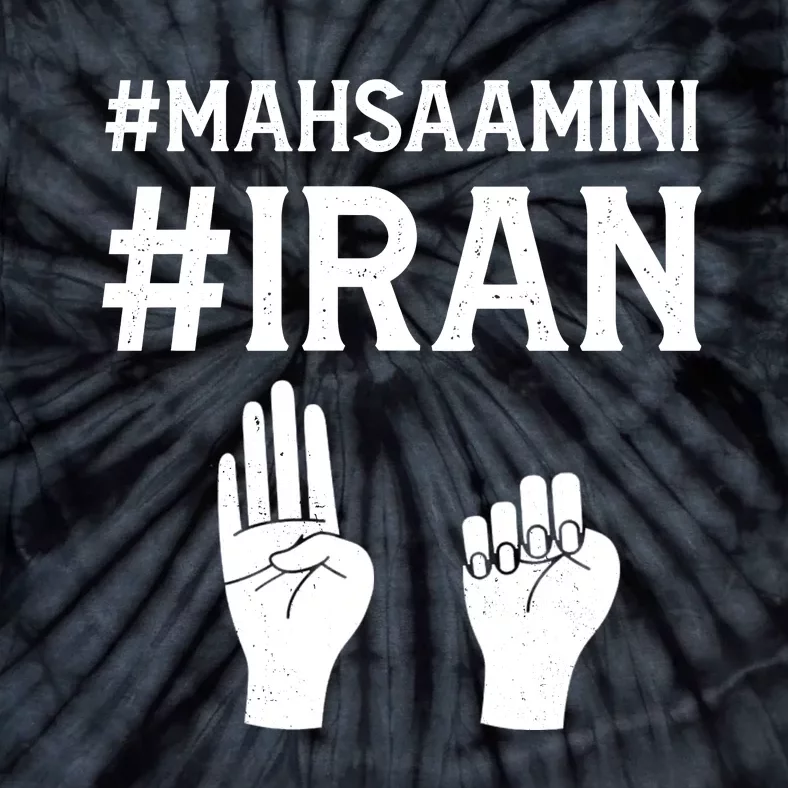 Mahsaamini Iran Symbol Tie-Dye T-Shirt