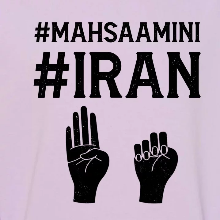 Mahsaamini Iran Symbol Garment-Dyed Sweatshirt